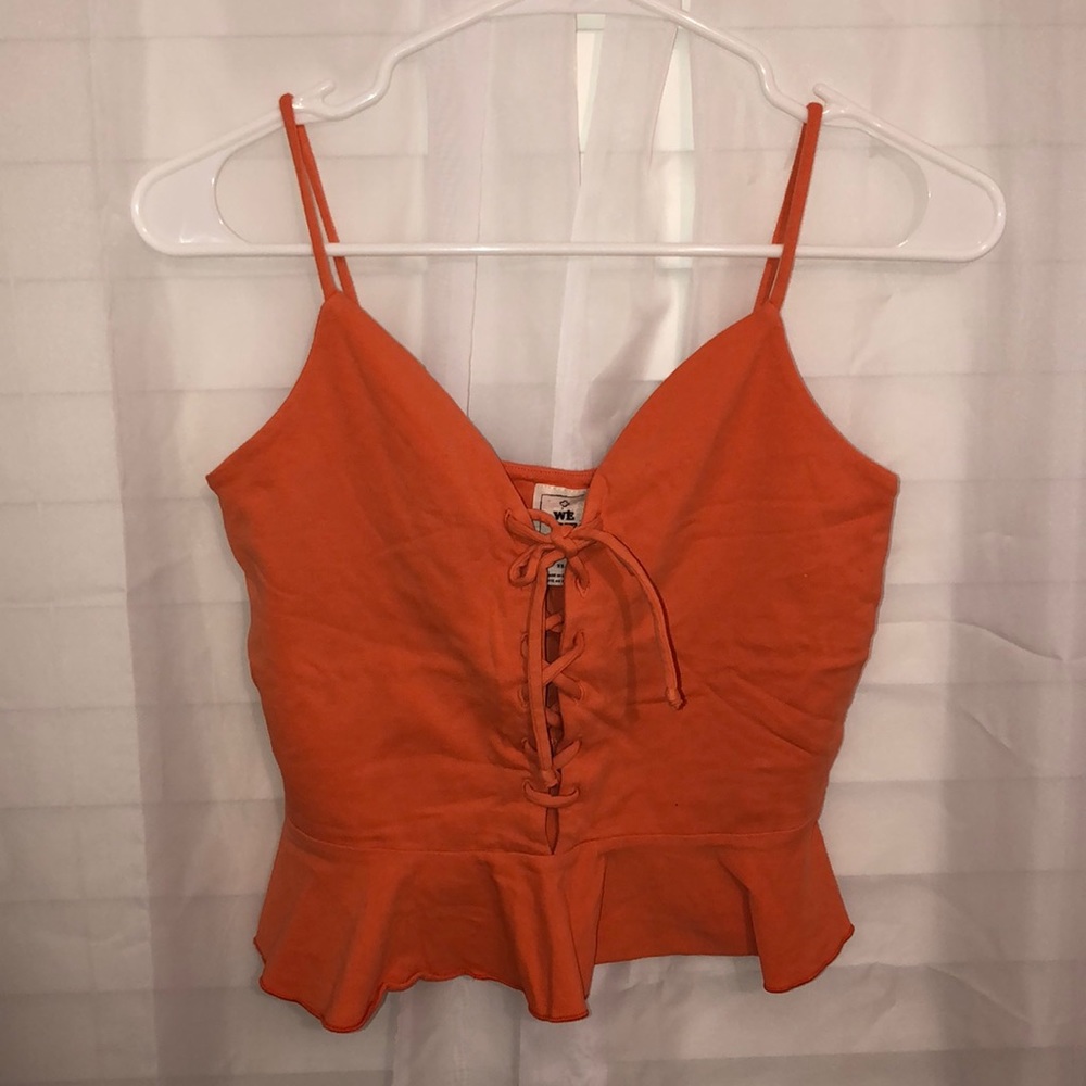 Free People tie up top